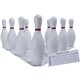 Champion Sports Plastic Bowling Pin Set - 10 Pack