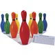 Champion Sports Multi-Color Plastic Bowling Pin Set - 10 Pack