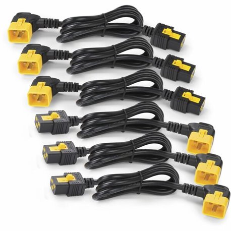 APC by Schneider Electric AP8712R Power Extension Cord - For PDU - Black - 2 ft Cord Length - IEC 60320 C20 / IEC 60320 C20 - 1