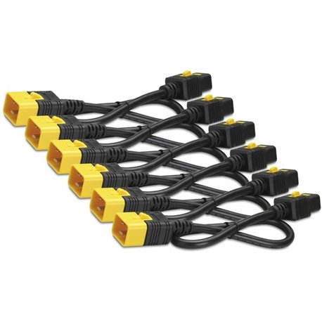 APC by Schneider Electric AP8712S Power Extension Cord - For PDU - Black - 2 ft Cord Length - IEC 60320 C20 / IEC 60320 C20 - 1