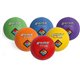 Champion Sports Playground Ball - 8.50" - Nylon - Red, Yellow, Green, Orange, Purple, Royal Blue - 6 / Set