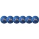 Champion Sports Rhino Skin Low Bounce Dodgeball Set - 6.30" - Low Density Foam - Neon Blue - 6 / Set