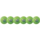 Champion Sports Rhino Skin Low Bounce Dodgeball Set - 6.30" - Low Density Foam - Neon Green - 6 / Set