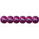 Champion Sports Rhino Skin Low Bounce Dodgeball Set - 6.30" - Low Density Foam - Neon Purple - 6 / Set