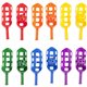 Champion Sports Scoop Ball Set - Red, Orange, Yellow, Green, Blue, Purple - Plastic