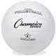 Champion Sports Rubber Volleyball - Rubber, Nylon - White - 1  Each