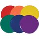 Champion Sports Extra Large Poly Spot Marker Set - Green, Orange, Purple, Red, Blue, Yellow - Vinyl