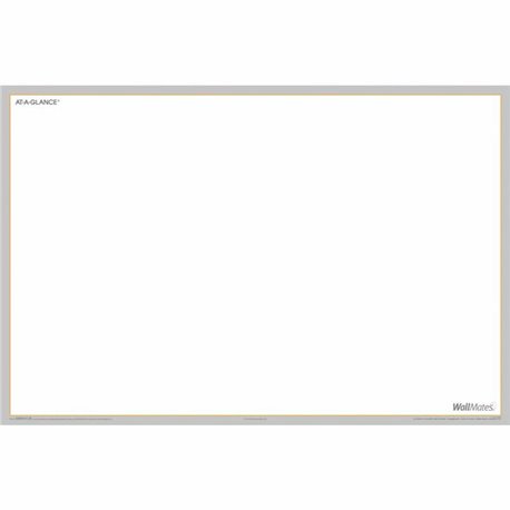 At-A-Glance WallMates Self-Adhesive Dry Erase Writing Surface - 24" x 36" Sheet Size - White - Erasable - 1 Each