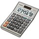 Casio MS80 Desktop Solar Tax Calculator - Extra Large Display, Dual Power, Rubber Feet, Key Rollover, 3-Key Memory, Sign Change,