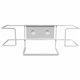 Cottage Dual Wire Glove Box Holder - 3.5" x 11" x 3" x - 1 Each - White