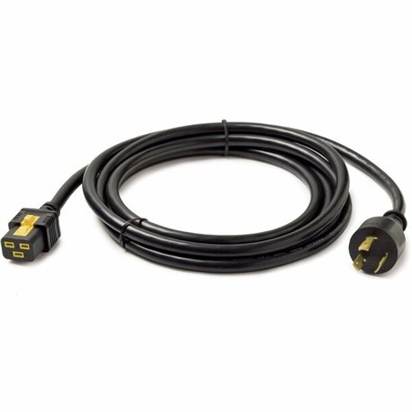 APC by Schneider Electric AP8752 Standard Power Cord - 120 V - Black - 9.84 ft Cord Length - NEMA L5-20P