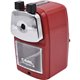 CARL Angel-5 Pencil Sharpener - Desktop - 5" Height x 2.8" Width - Steel, Aluminum - Red - 1 Each