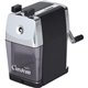 CARL Custom Pencil Sharpener - Desktop - 6" Height x 3" Width - Steel, Aluminum - Black - 1 Each