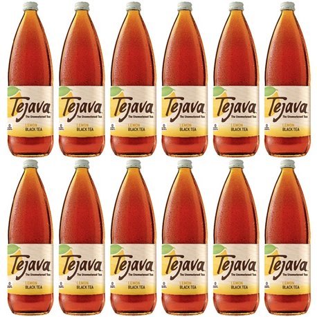 Tejava Lemon Black Tea Bottle - 12 / Carton