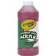 Crayola Portfolio Series Acrylic Paint - 16 fl oz - 1 Each - Deep Red