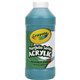 Crayola Portfolio Series Acrylic Paint - 16 fl oz - 1 Each - Phthalo Green