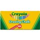 Crayola Colored Drawing Chalk Sticks - 3.2" Length - 0.4" Diameter - Assorted - 144 / Box - Non-toxic