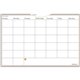 At-A-Glance WallMates Monthly Planning Surface - Monthly - 24" x 36" Sheet Size - White - Erasable, Self-adhesive, Adhesive Back