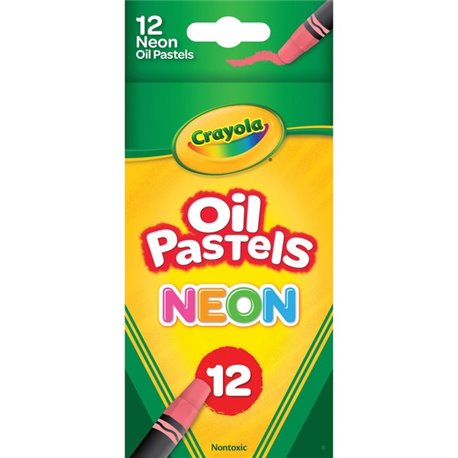 Crayola Oil Pastels - Neon - 12 / Set