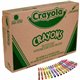 Crayola 16-Color Crayon Classpack - Black, Blue, Brown, Green, Orange, Red-violet, Yellow, Green Blue, Blue-violet, Carnation Pi