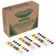 Crayola 8-Color Educational Watercolors Classpack - 36 / Box - Red, Yellow, Green, Blue, Brown, Purple, Black, Orange