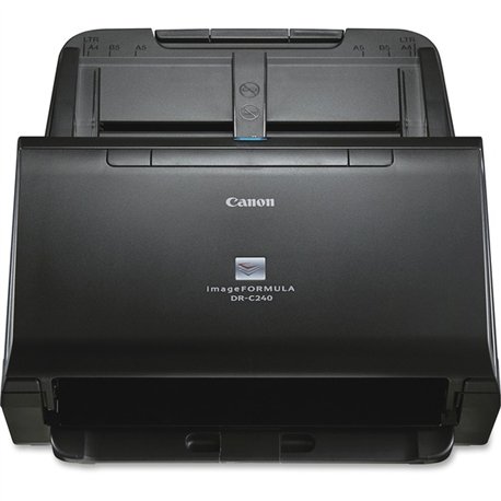 Canon imageFORMULA DR-C240 Sheetfed Scanner - 600 dpi Optical - 24-bit Color - 8-bit Grayscale - 45 ppm (Mono) - 30 ppm (Color) 
