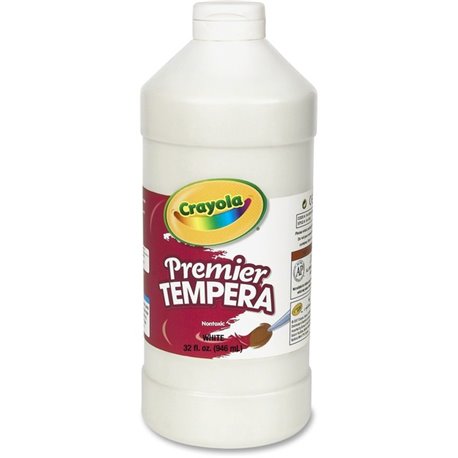 Crayola Premier Tempera Paint - 2 lb - 1 Each - White