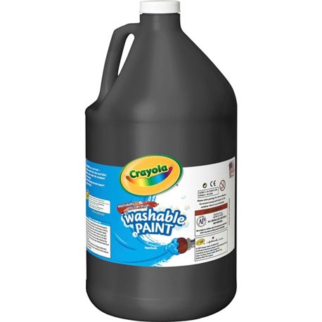 Crayola Washable Paint - 1 gal - 1 Each - Black