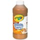 Crayola Washable Finger Paint - 16 oz - 1 Each - Brown