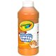 Crayola Washable Finger Paint - 16 fl oz - 1 Each - Orange