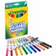 Crayola Thinline Washable Markers - Fine Marker Point - Black, Blue, Blue Lagoon, Brown, Gray, Green, Orange, Pink, Red, Sandy T