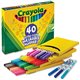 Crayola Ultra-Clean Washable Markers - Assorted - 40 / Set