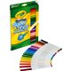 Crayola Super Tips Washable Markers - Fine Marker Point - Assorted - 20 / Set