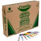 Crayola 8-Color Ultra-Clean Washable Marker Classpack - Broad Marker Point - Conical Marker Point Style - Assorted - 200 / Box