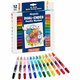 Crayola Dual-Ended Markers - Chisel, Brush Marker Point Style - Multicolor - 12 / Pack