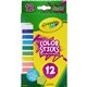 Crayola 12 Color Sticks Woodless Colored Pencils - Red, Red Orange, Orange, Yellow, Yellow Green, Green, Sky Blue, Blue, Violet,