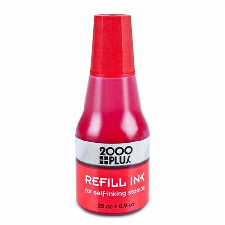 COSCO Self-inking Stamp Pad Refill Ink - 1 Each - Red Ink