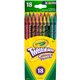 Crayola Twistables Colored Pencils - Assorted Lead - Clear Plastic Barrel - 18 / Set