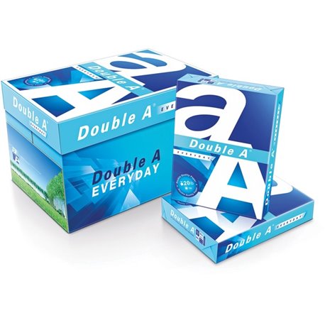 Double A Everyday Multipurpose Copy Paper - White - 96 Brightness - Ledger - 11" x 17" - 20 lb Basis Weight - Smooth - 2500 / Ca