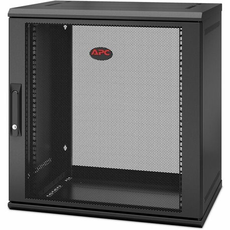 APC by Schneider Electric NetShelter WX 12U Single Hinged Wall-mount Enclosure 400mm Deep - For Networking, Airflow System - 12U