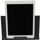 Dacasso Classic Leather Tablet Stand - Velveteen, Top Grain Leather, Felt, Leather - Black