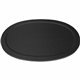 Dacasso Classic Leather Serving Tray - Leather, Stainless Steel Body - 1 Each