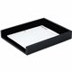 Dacasso Single Front Load Tray - 2" x 10.6" - Leather - Black