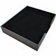 Dacasso Leatherette Conference Pad Holder - 17" x 14" x - Leatherette, Felt, Fabric - 1 Each - Black