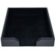 Dacasso Bonded Leather Letter Tray - 2" Height x 10.3" Width13.5" Length%Desktop - Black - Leather - 1 Each