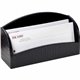 Dacasso Crocodile Embossed Leather Letter Holder - Horizontal - Leather - 1 Each - Black