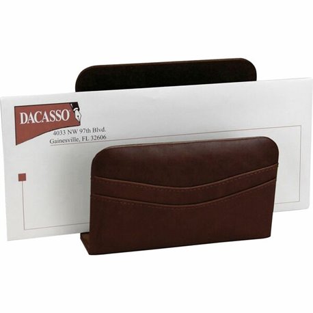 Dacasso Letter Holder - Leather - Mocha