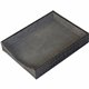 Protacini Castlerock Gray Italian Patent Leather Front-Load Letter Tray - 9.25" x 12.25"Desktop - Front Loading - Castlerock Gra