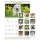 At-A-Glance Puppies Wall Calendar - Large Size - Julian Dates - Monthly, Yearly - 12 Month - January 2025 - December 2025 - 1 Mo