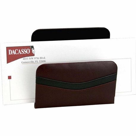 Dacasso Letter Holder - Leather - Burgundy